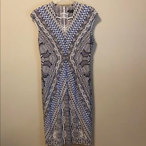 White House black market cap sleeve dress